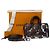 Keepall Louis Vuitton mini borsa portatutto 25 tracolla virgil abloh in canvas e pvc-100697 Marrone