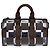 Keepall Louis Vuitton mini borsa portatutto 25 tracolla virgil abloh in canvas e pvc-100697 Marrone - vista 2
