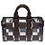 Keepall Louis Vuitton mini borsa portatutto 25 tracolla virgil abloh in canvas e pvc-100697 Marrone - vista 3