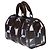 Keepall Louis Vuitton mini borsa portatutto 25 tracolla virgil abloh in canvas e pvc-100697 Marrone - vista 4