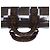 Keepall Louis Vuitton mini borsa portatutto 25 tracolla virgil abloh in canvas e pvc-100697 Marrone - vista 8