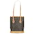 Louis Vuitton Bucket Marrone Tela  ref.860094