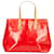 Louis Vuitton Reade Rosso Pelle verniciata  ref.860110