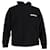 Balenciaga Turn Wide Fit Logo-Hoodie aus schwarzer Baumwolle  ref.860407
