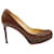 Christian Louboutin Bianca Pumps in Brown Leather  ref.860423