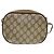 GUCCI Web Sherry Line GG Borsa a tracolla in tela PVC Pelle Beige Verde Auth rd4502 Rosso - vista 2