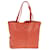 BURBERRY Tote Bag Leather Orange Auth ti965  ref.861062