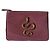 Clutch Paco Rabanne Pure XS in velluto rosa