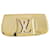 Louis Vuitton Sobe Bolsa Clutch de Couro Envernizado Amarelo  ref.858667