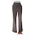 Carolina Herrera Pants, leggings Brown Polyester Wool Viscose  ref.861369