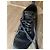 Autre Marque Dragon T schwarze Turnschuhe oder Korb aus geflochtenem Leder.38 - Ansicht 7
