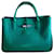 Longchamp Caña Verde Cuero  ref.861419