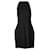Balenciaga Neckholder-Minikleid aus schwarzer Seide  ref.861549