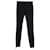 Balenciaga Jeans ajustados lavados a la piedra en denim de algodón negro  ref.861566