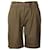 Shorts casuales Brit de Burberry en algodón orgánico marrón Castaño  ref.861570