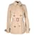 Alexander McQueen Short Belted Trench Coat in Beige Cotton  ref.861578