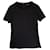 Top Chanel nero a maniche corte in cotone  - vista 1