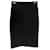 Falda de traje negra Chanel Negro Poliéster  ref.861644