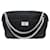 CHANEL CAMERA BAG MADEMOISELLE CLASP IN BLACK WHITE CANVAS HAND BAG Cloth  ref.861664