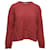 Stella Mc Cartney Stella Mccartney Oversize-Pullover mit Rückenschlitz aus korallenrosa Wolle Pink  ref.861729