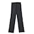 Pantaloni The Row Corza con orlo con zip in poliammide nera Nero Nylon  ref.861742