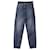 Brunello Cucinelli – Jeans mit hoher Taille und schmal zulaufendem Bein aus blauer Baumwolle  ref.861782