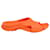 Balenciaga Sandales Mold Slide en Caoutchouc Orange  ref.861789