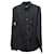 Tom Ford Chemise boutonnée à manches longues en coton noir  ref.861830