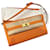 Hermès Birkin zum Mitnehmen Orange Leder  ref.861956