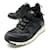 LOUIS VUITTON AFTERGAME BLACK MONOGRAM SNEAKERS SHOES 37 SNEAKERS SHOES Leather  ref.862006