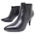 Céline NEW CELINE CROPPED CHELSEA SHOES 330253010C 38.5 BOOTS BLACK BOOTS Leather  ref.862017