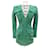 Vestido tejido de ante verde de Balmain Suecia  ref.862068
