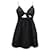 A.L.C ALC Dani Tie Front Dress in Black Cotton  ref.862117