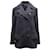 Polo Ralph Lauren Cabanjacke mit gefütterter Brust aus schwarzer Wolle  ref.862128