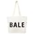 Balenciaga Logo Tote Shearling en lana color crema Blanco Crudo  ref.862138