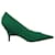 Balenciaga Drapierte Messerpumps aus grünem Nylon  ref.862157