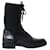 Fendi Multi-Panel Lace Up Ankle Boots in Black Calfskin Leather Pony-style calfskin  ref.862231