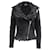 Alexander McQueen Motorcycle Jacket with Zip Welt Pockets in Black Suede  ref.862250