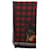 Scialle Givenchy Plaid Tartan Stampa Doberman in Lana Multicolor  ref.862259