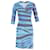 Diane Von Furstenberg Wrap Dress in Blue Silk  ref.862260