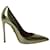 Aquazzura Purist Pumps aus goldfarbenem Lackleder Golden  ref.862269