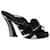 Fendi 70mm Ankle Strap Sandals in Black and White Synthetic   ref.862281