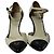 Timeless Chanel Ankle Strap Sandalen aus beigem Leder Weiß - Ansicht 3