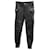 Pantaloni Biker Alexander McQueen in pelle nera Nero  ref.862308