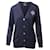 Cardigã de tricô Ralph Lauren em algodão azul marinho  ref.862319
