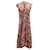 A.L.C ALC Alexandria Cut Out Maxi Dress in Pink Cotton  ref.862359