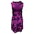 Vestido de festa Marc Jacobs Applique em seda roxa Roxo  ref.862634