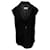 Mini abito Moschino Velvet Vest in acetato nero Fibra di cellulosa  ref.862661