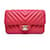 Chanel mini Timeless chevron lambskin bag Coral  ref.863351