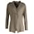 Brunello Cucinelli Hooded Open Front Jacket in Olive Green Wool   ref.863361